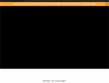 Tablet Screenshot of colabtheatergroup.com